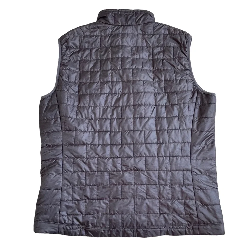 Patagonia Men’s Nano Puffer Vest Jacket Size L Forge Grey Lightweight Full Zip - Picture 7 of 11